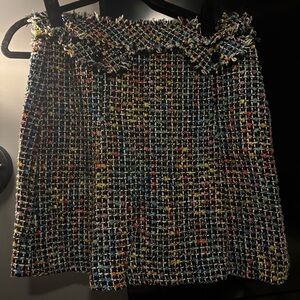 Trina Turk Vibrant Tweed Mini Skirt